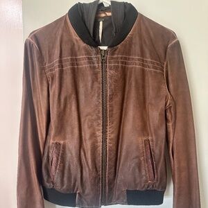 Free People Vegan Leather jacket